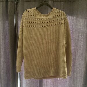 St. John's Bay Textured Knit Sweater - Warm Brown